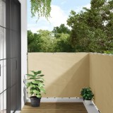 Gossi paravan de balcon, crem, 1000x120 cm, pvc