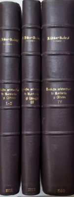EVOLUTIA ARHITECTURII IN MUNTENIA SI OLTENIA de NICOLAE GHIKA BUDESTI (4 VOLUME, 1927-1936) foto