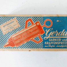 Set ornare prajituri, tip siringa, vechi vintage Germania Gerda anii 70 colectie