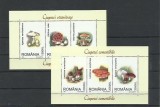 Romania MNH 2003 - Ciuperci idem triptic (blocuri) - LP 1616 a X10 (10 seturi), Nestampilat