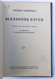 ALEXANDRA EXTER par JACQUES TUGENHOLD , LUCRARE DEDICATA ARTISTEI , REPREZENTATA A CURENTULUI AVANGARDIST RUS , 1922