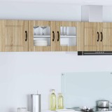 vidaXL Dulap suspendat de bucătărie Stejar Sonoma 80 x 31 x 40 cm 885297
