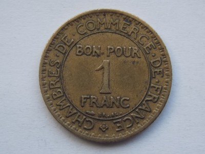 1 FRANC 1927 FRANTA foto