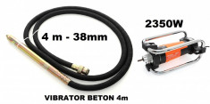 Vibrator pentru beton 20000W Lancie de 4m KRAFTDELE KD10846 foto