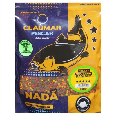 Pellet Claumar Nuclear Bag Mix Libelula &amp;amp; Viermusi 800GR foto