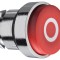 Comutator apăsare 22mm roșu