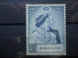 1948 BARBADOS,COLONII BRITANICE, Nestampilat