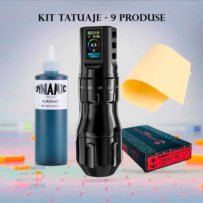Kit tatuaj Inkone PRICK &ndash; Set complet pentru tatuaje