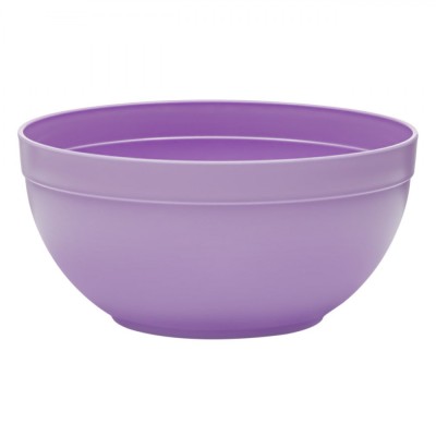 Bol Plastic, Rotund, Culoare Mov, Capacitate 2.5L, Diametru 20cm, &amp;Icirc;nălțime 10cm, Potrivit Mașină de Spălat Vase, Potrivit Cuptor Microunde foto