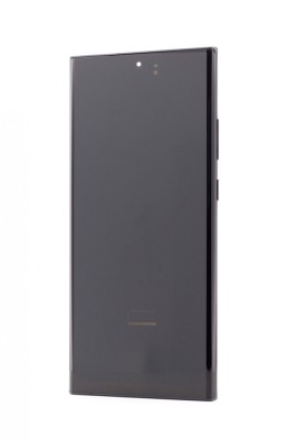 LCD Samsung Galaxy Note 20 Ultra, N985, Note 20 Ultra 5G, N986, Negru + Rama, foto