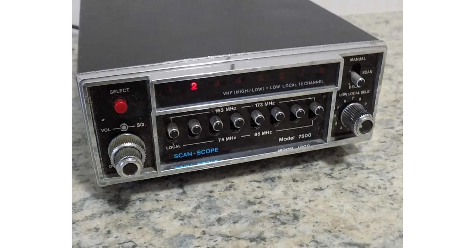 Radio scanner vintage Scan-Scope 7500 - made in Japan/ t | arhiva Okazii.ro
