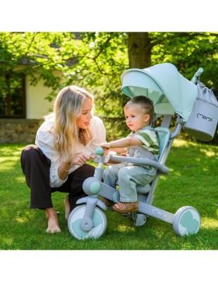 Tricicleta transformabila 4in1 Momi, Solivia - Green foto