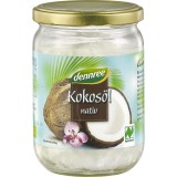 Ulei Virgin Cocos Bio Dennree, 100% Pur, Presat la Rece, Nerafinat - Ideal Culinare &amp; Cosmetice