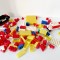 Joc vechi de constructie, marca Polly, West Germany anii 70 (tip lego)
