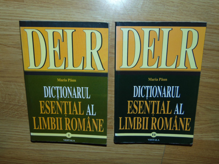 DICTIONARUL ESENTIAL AL LIMBII ROMANE 2 VOL.-MARIA PAUN ANUL 2005
