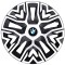 Set 4 Capace Roti 16 inchi (R16), Best Alb-Negru, Compatibile Cu BMW