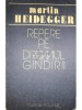 Martin Heidegger - Repere pe drumul gandirii (Editia: 1988)