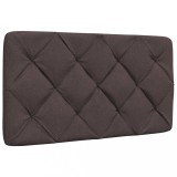 Gossi perna pentru tablie de pat maro inchis, 80 cm, material textil
