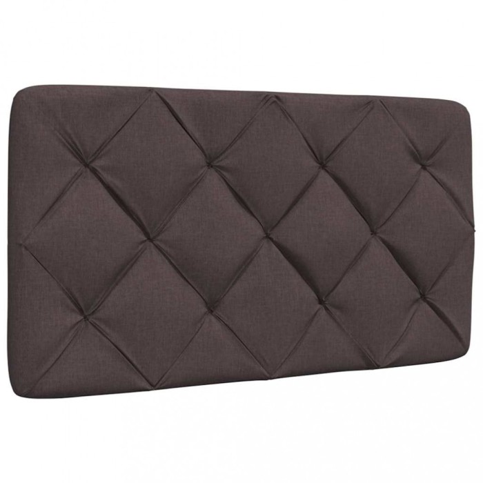 Gossi perna pentru tablie de pat maro inchis, 80 cm, material textil