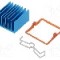 Radiator extrudat, aluminiu, 30mm x 30mm, albastra, Advanced Thermal Solutions - ATS-X53300P-C1-R0