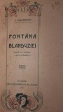 FANTANA BLANDUZIEI, ( vol X al operelor ) 1907