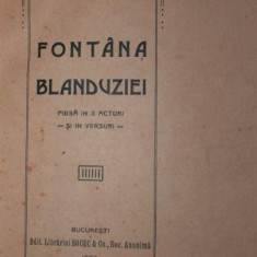 FANTANA BLANDUZIEI, ( vol X al operelor ) 1907