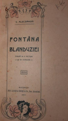 FANTANA BLANDUZIEI, ( vol X al operelor ) 1907 foto