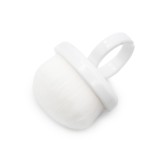 Set de 5 unități: Perie de praf pe deget, alb