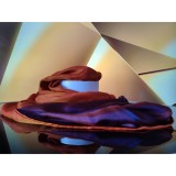 Cumpara ieftin Eșarfă Mătase Naturală Unisex Roma, Dublă Față, Gold/Ruginiu, 185x65cm, Made in Italy
