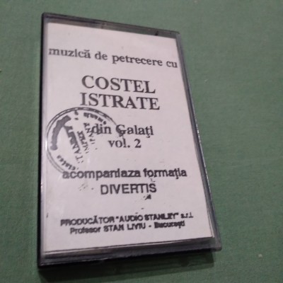 CASETA AUDIO PETRECERE FORMATIA DIVERTIS CU COSTEL ISTRATI RARA!!!! DE TARABA foto