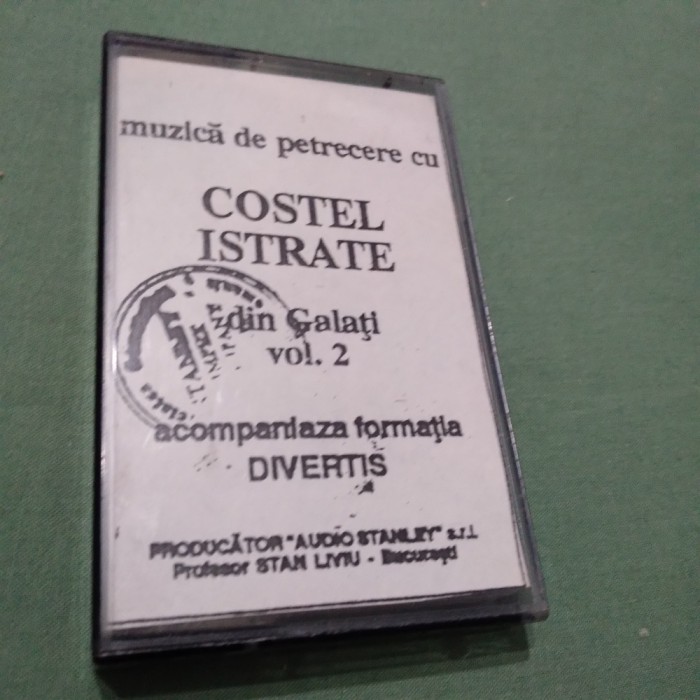 CASETA AUDIO PETRECERE FORMATIA DIVERTIS CU COSTEL ISTRATI RARA!!!! DE TARABA