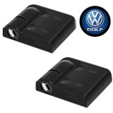 Set 2 proiectoare logo HAWIRE pentru WOLKSWAGEN GOLF cu holograma pe led