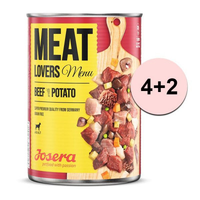 Josera Meat Lovers Menu Carne de vită cu cartofi 400g 4+2 GRATUIT foto