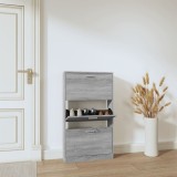 VidaXL Pantofar, gri sonoma, 59x17x108 cm, lemn prelucrat