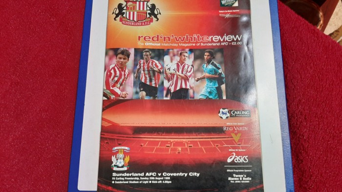 program AFC Sunderland - Coventry City