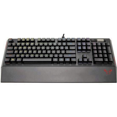 Tastatura gaming mecanica Riotoro Ghostwriter neagra Cherry Black iluminare RGB foto