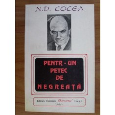 N. D. Cocea - Pentr-un petec de negreata