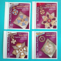 TIMBRE ROMANIA 2006 L.P.1745 ORDINELE ROMANIEI SERIE SIMPLA MNH