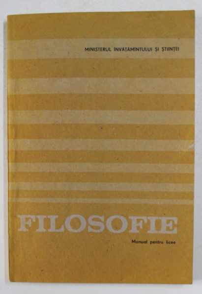 FILOSOFIE , MANUAL PENTRU LICEE de LUDWIG GRUNBERG ...PETRU CRISTIAN ,, PREZINTA SUBLINIERI SI INSEMNARI
