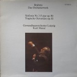 Vinil LP Johannes Brahms - Simfonia Nr. 3 Op. 90 (1979, Eterna) Muzica Clasica, disc 33 RPM