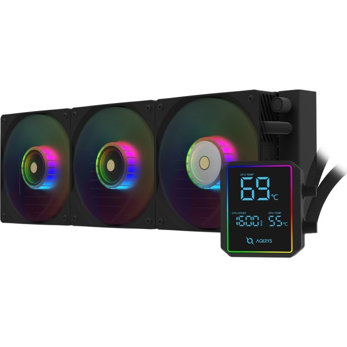 Sistem de racire cu lichid AQIRYS Aurora 360 AiO Black