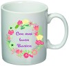 Cana alba personalizata &quot;Cea mai buna bunica&quot;, INOVATIX&reg;. 330ml, Oem