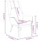 Scaun de relaxare, crem, material textil - 8