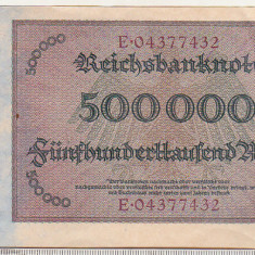 bnk bn Germania 500000 marci 1923 KM88a - circulata