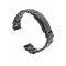 Curea de ceas din metal, 14 mm x 17 cm, negru