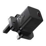 Incarcator priza UK tip C Fast Charge Baseus GaN5, 30W, negru