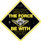 Semn de avertizare Baby on Board Star Wars Yoda Seven SV9623 B3103229