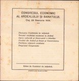 A430 Chemare la Congresul Economic al Ardealului și Banatului ținut la Cluj, 1935