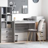 VidaXL birou de scris gri gri sonoma lemn prelucrat 90 x 50 x 76 cm