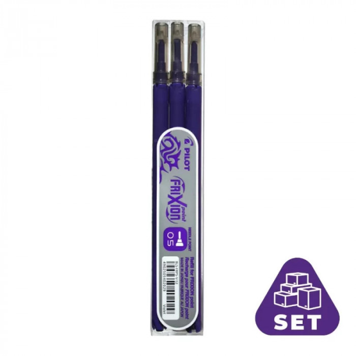 Rezerva Roller Frixion 0.5Mm 3Buc/Set Pilot Violet